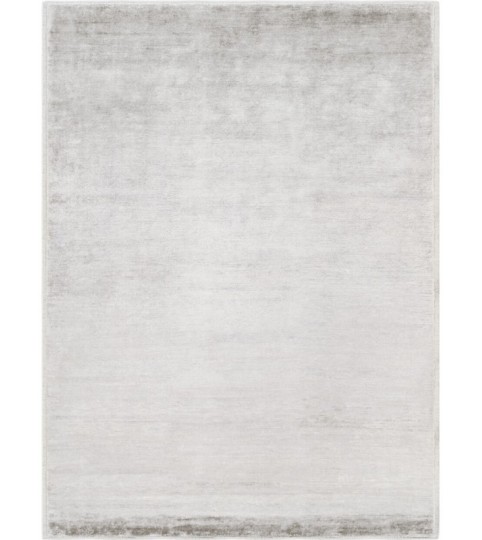Tappeto Moderno Tinta Unita Haleh White Silver 300x250cm