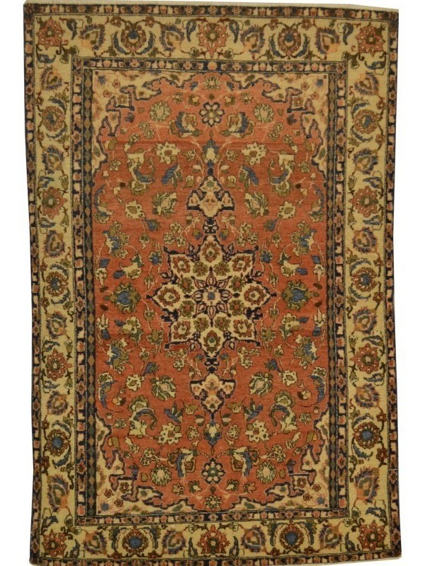 Tappeto Persiano Isfahan Vecchia Manifattura 144x223 cm