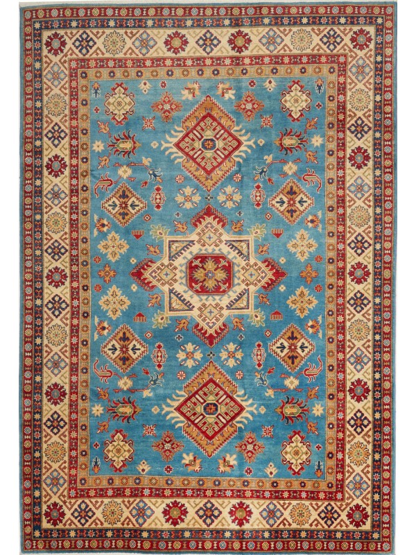 Tappeto Kazak Uzbek Orientale 198x293 cm