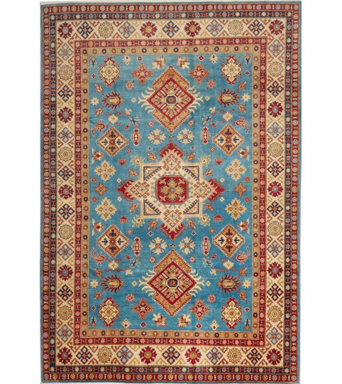 Tappeto Kazak Uzbek Orientale 198x293 cm