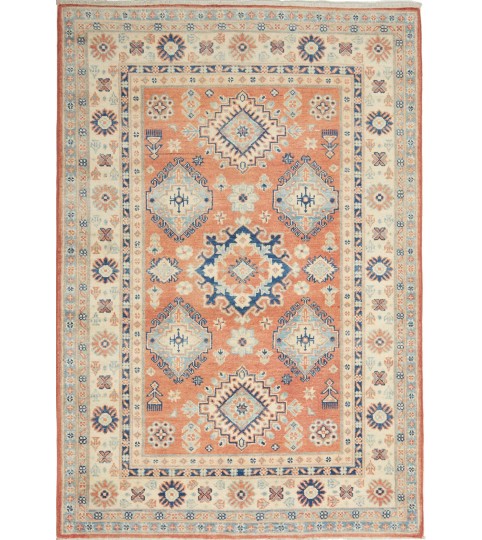 Tappeto Kazak Uzbek Orientale 124x179 cm