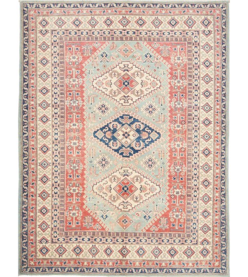 Tappeto Kazak Uzbek Orientale 147x194 cm