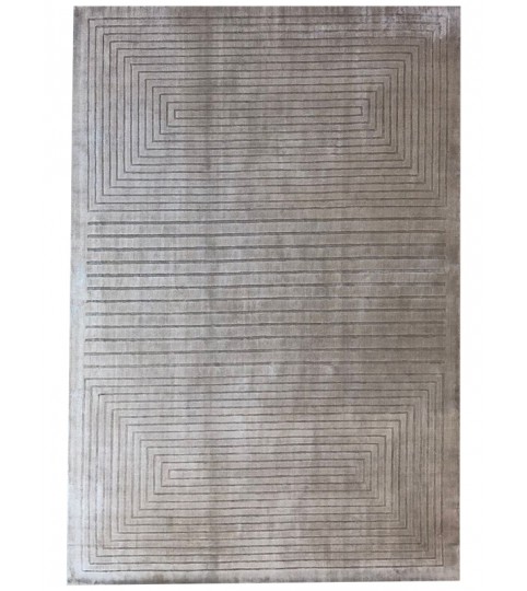 Tappeto Moderno Tinta Unita Rilevo 302x209 cm