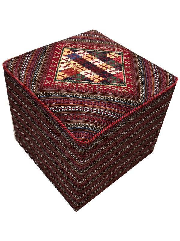 Pouf quadrato Sumak - Kilim...