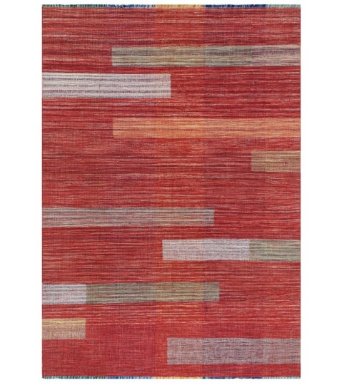 Tappeto Moderno Duoble Face Flat Rosso205x297 cm