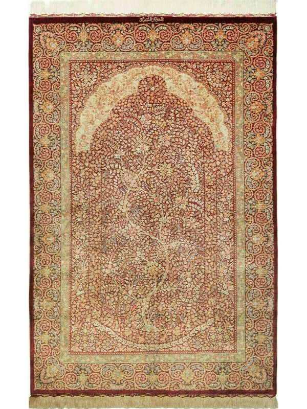 Tappeto Persiano Ghom Silk 101x156 cm