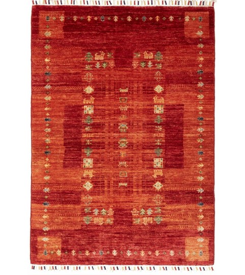 Tappeto Gabbeh Moderno Siva 100x149 cm