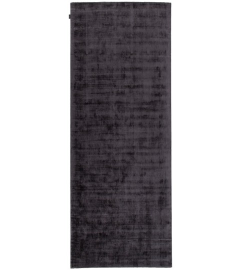 Tappeto Moderno Tinta Unita Najva Nero 200x80 cm