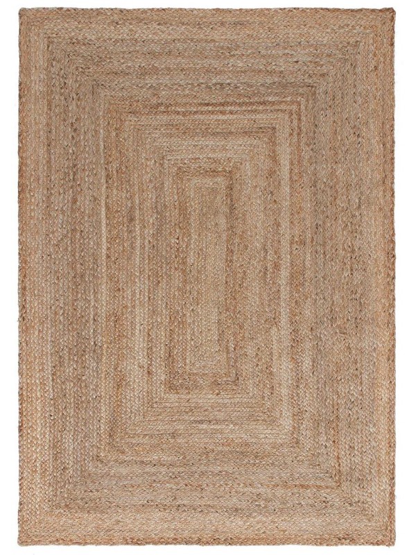 Tappeto Moderno Raffia Juta Naturale 200x300 cm