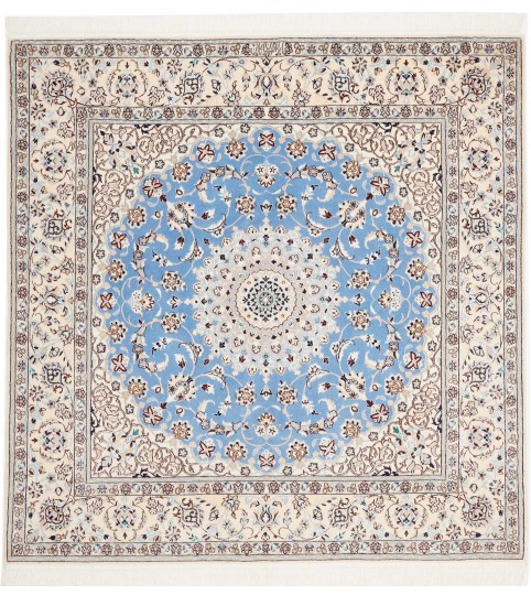 Tappeto Persiano Nain 6 fili Firmato 151x154 cm