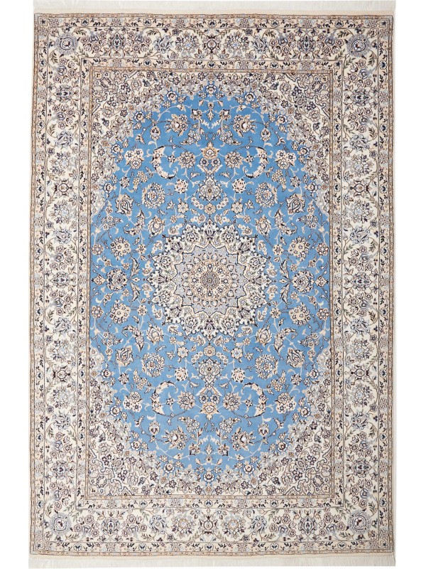 Tappeto Persiano Nain 6 fili Firmato 200x300 cm