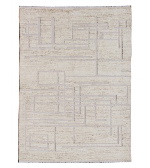 Tappeto Moderno Berber  195x297 cm