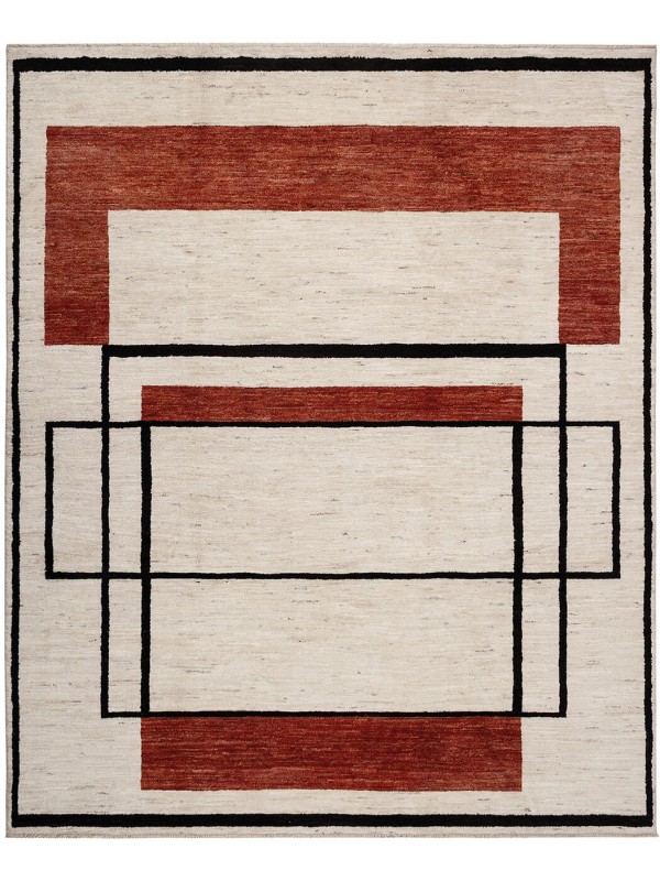 Tappeto Moderno Gabbeh Tribal 170x240 cm