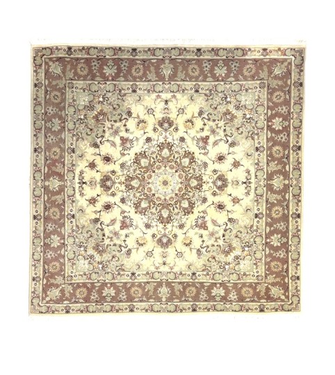 Tappeto Persiano Tabriz 200x200 cm