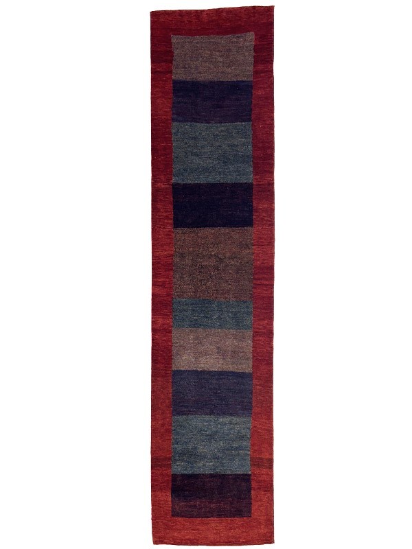 Passatoia Gabbeh 340x85 cm rosso