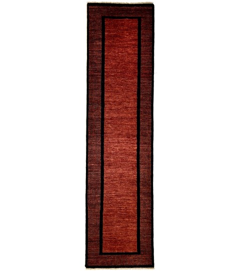 Passatoia Gabbeh 300x80 cm rosso