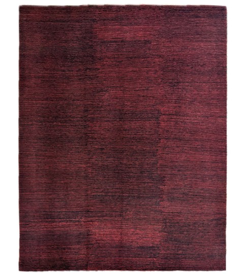 Tappeto Moderno Rosso Bordeaux 250x200 cm