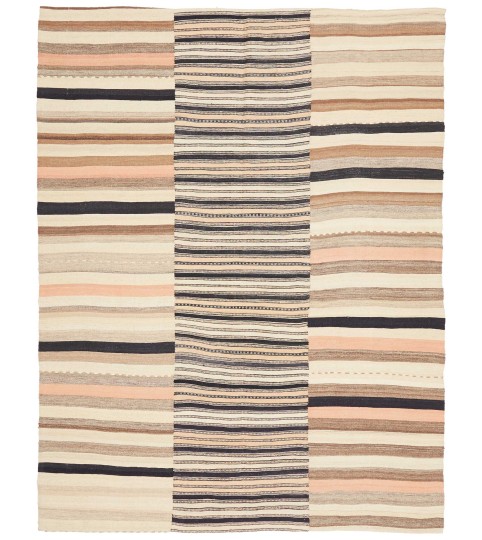 Tappeto Kilim Beige 220x166 cm