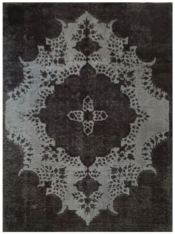 Tappeto Vintage Col0rato Nero 310x230 cm