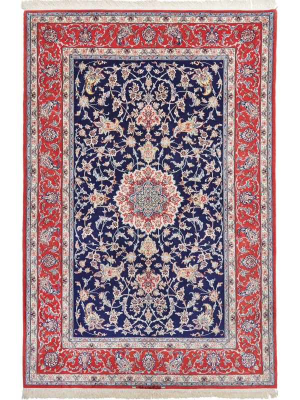 Tappeto Persiano Isfahan Trema Seta  157x232 cm