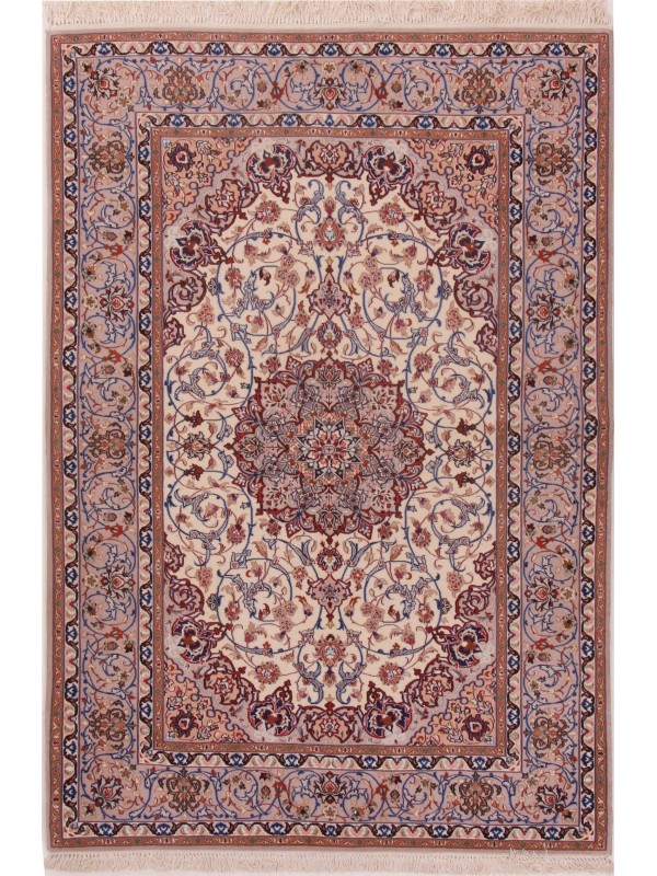 Tappeto Persiano Isfahan Trema Seta  135x196 cm